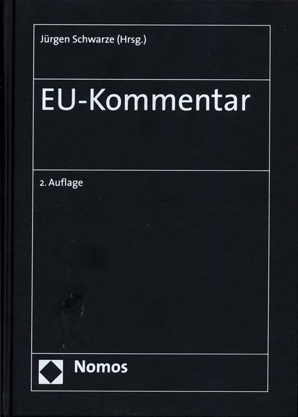 Titelbild des Buches "EU-Kommentar"