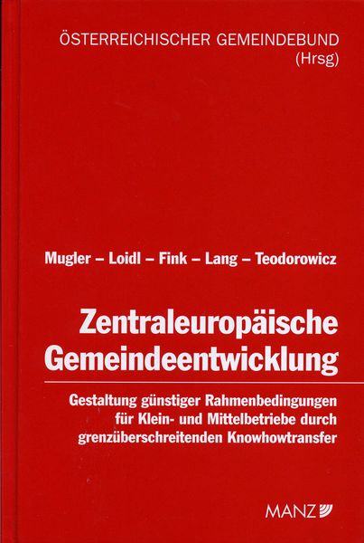 Titelbild des Buches "Zentraleuropäische Gemeindeentwicklung"