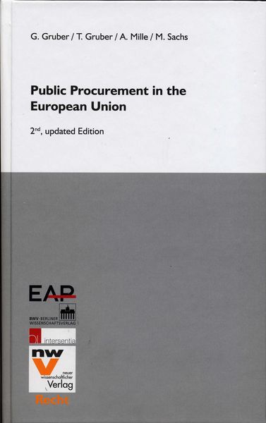 Titelbild des Buches "Public Procurement in the European Union"